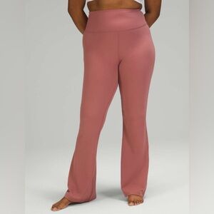 Lululemon groove flare super high rise pant spiced chai size 10